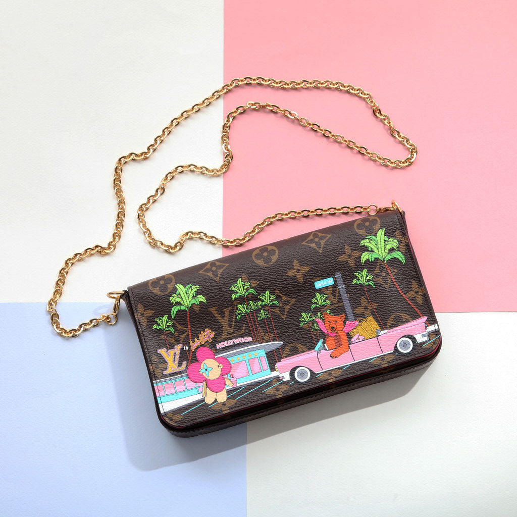 Louis Vuitton 2021 Monogram Christmas Animation Hollywood Félicie Pochette