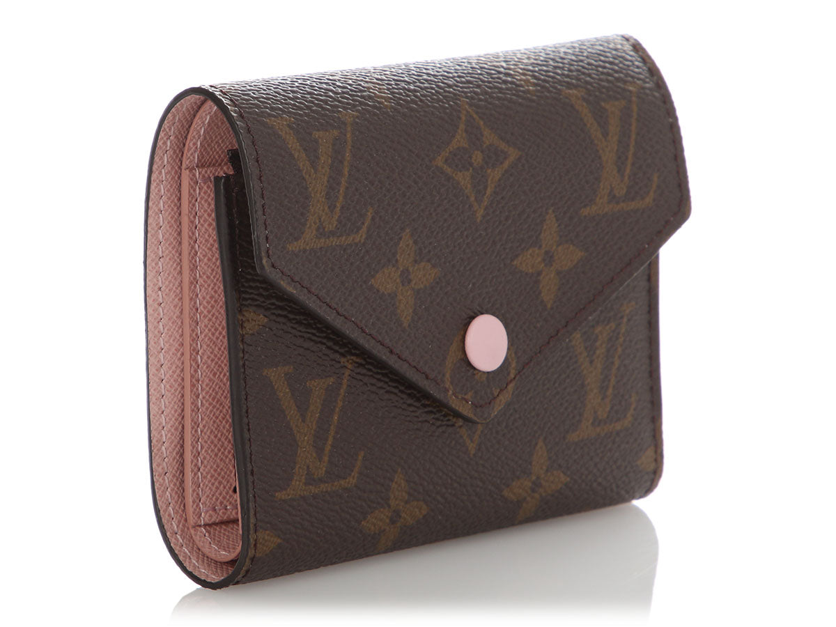 Louis Vuitton Monogram and Rose Ballerine Victoria Wallet