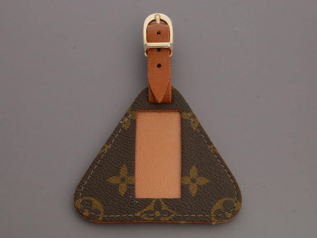 Louis Vuitton Vintage Monogram Triangle Luggage Tag