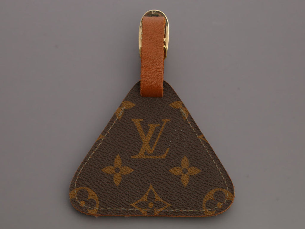 Louis Vuitton Vintage Monogram Triangle Luggage Tag