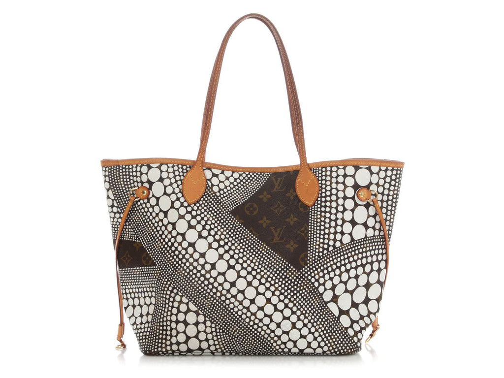 Louis Vuitton Kusama White Waves Neverfull MM