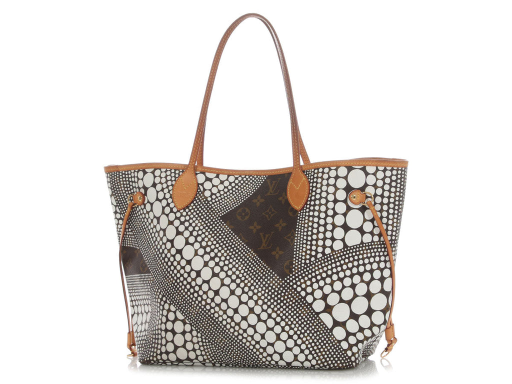 Louis Vuitton Kusama White Waves Neverfull MM