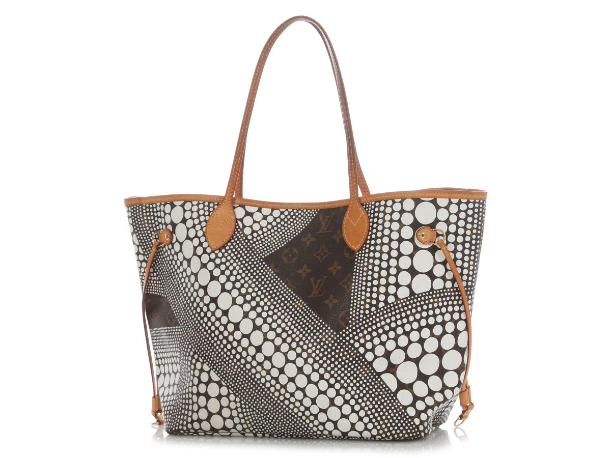 Louis Vuitton Kusama White Waves Neverfull MM