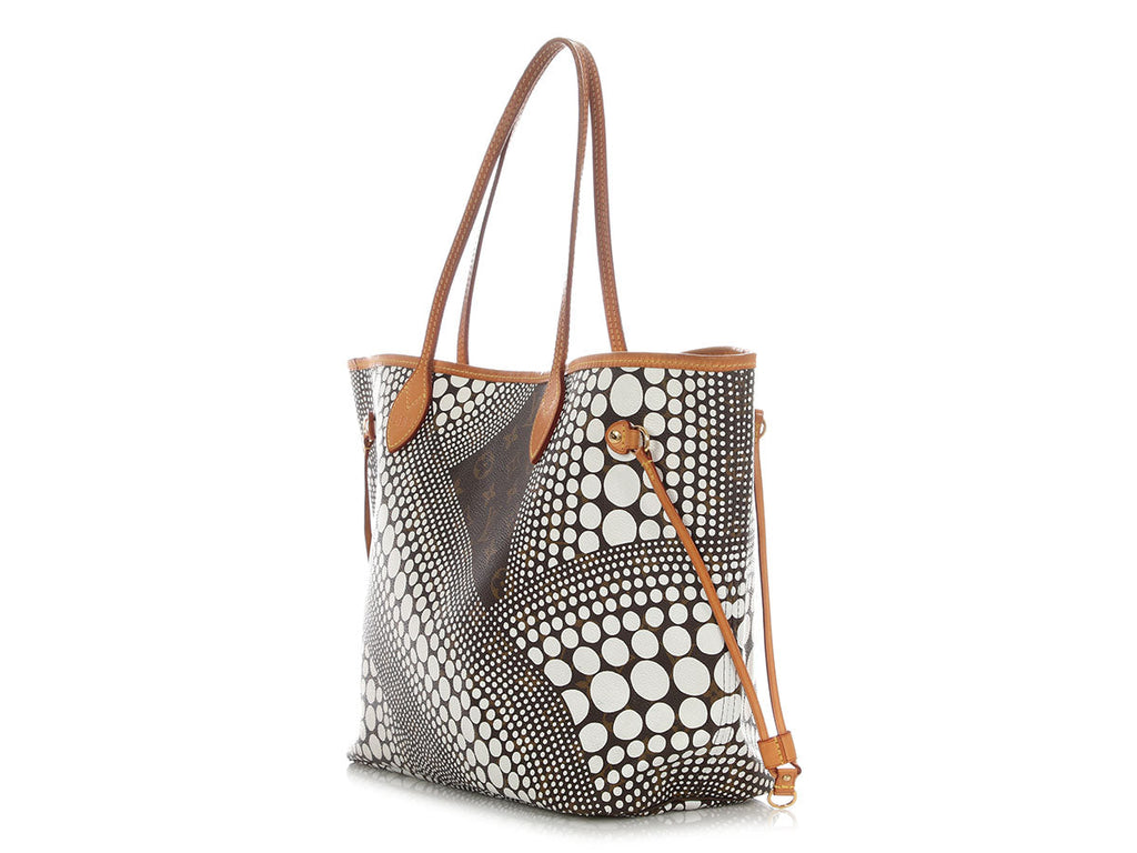 Louis Vuitton Kusama White Waves Neverfull MM