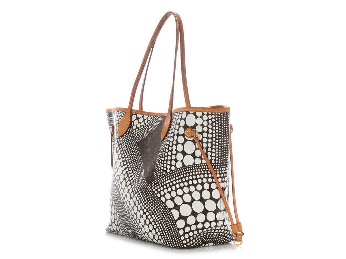 Louis Vuitton Kusama White Waves Neverfull MM