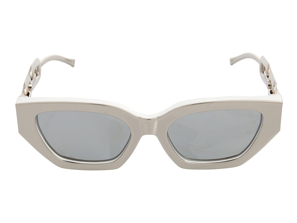 Louis Vuitton LE Silver and White LV Edge Sunglasses