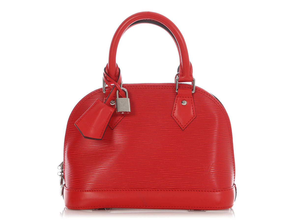 Louis Vuitton Red Epi Alma BB