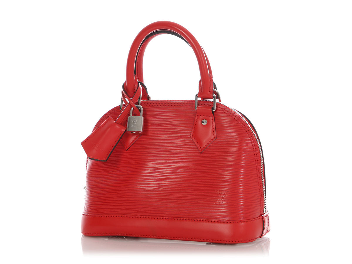 Louis Vuitton Red Epi Alma BB