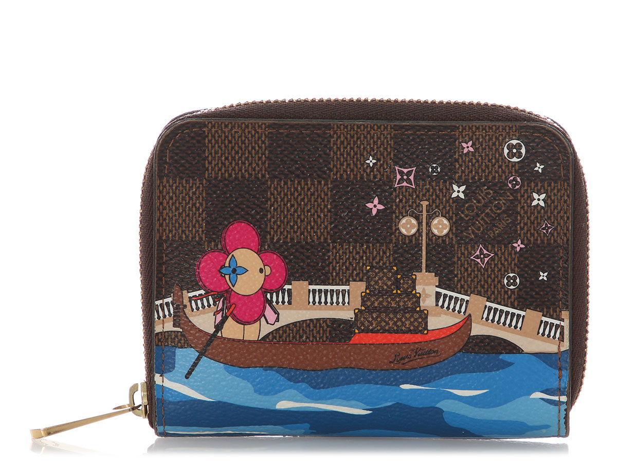 Louis Vuitton 2019 Damier Ebène Christmas Animation Zippy Coin Purse