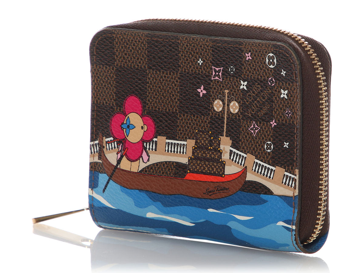 Louis Vuitton 2019 Damier Ebène Christmas Animation Zippy Coin Purse