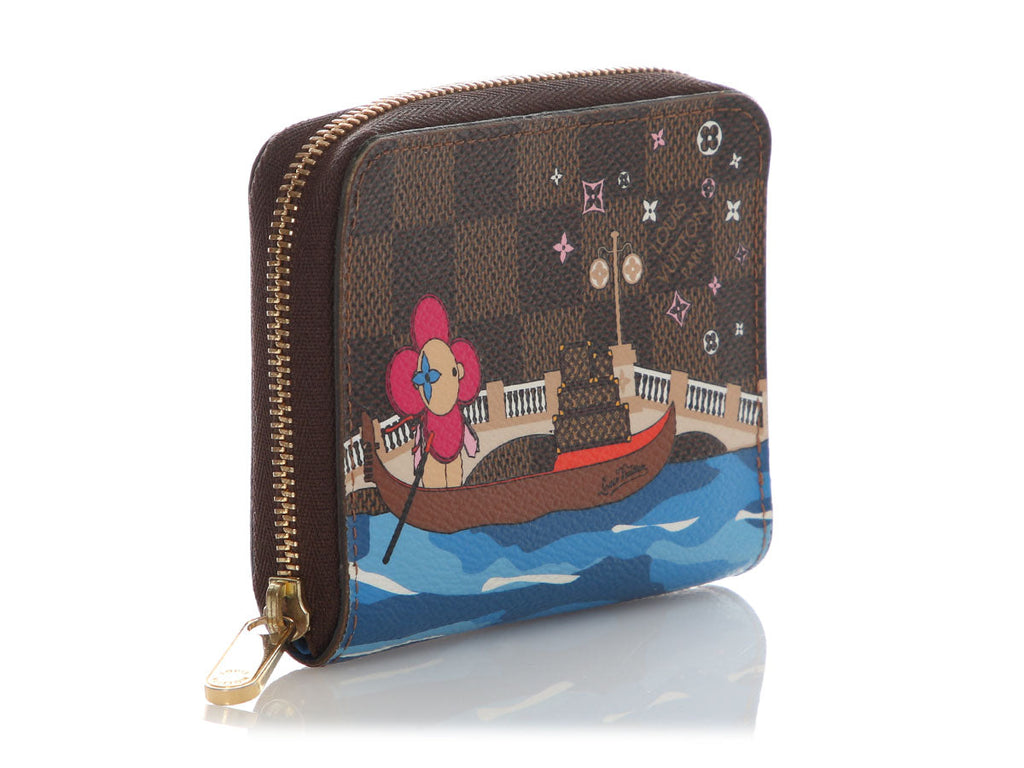 Louis Vuitton 2019 Damier Ebène Christmas Animation Zippy Coin Purse