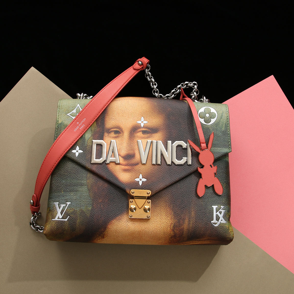 Louis Vuitton Jeff Koons Mona Lisa Chain Bag