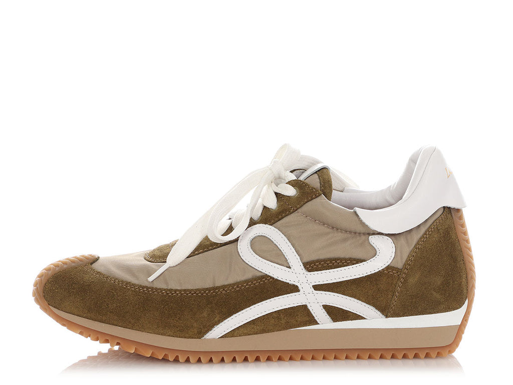 Loewe Olive Flow Runner Sneakers