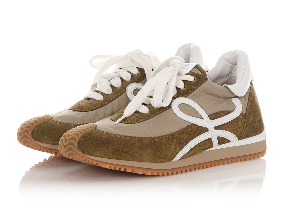 Loewe Olive Flow Runner Sneakers