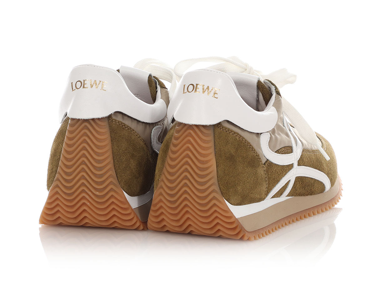 Loewe Olive Flow Runner Sneakers