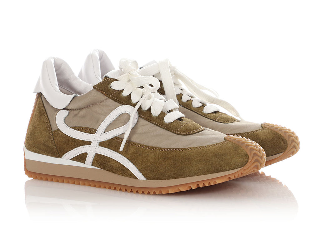 Loewe Olive Flow Runner Sneakers