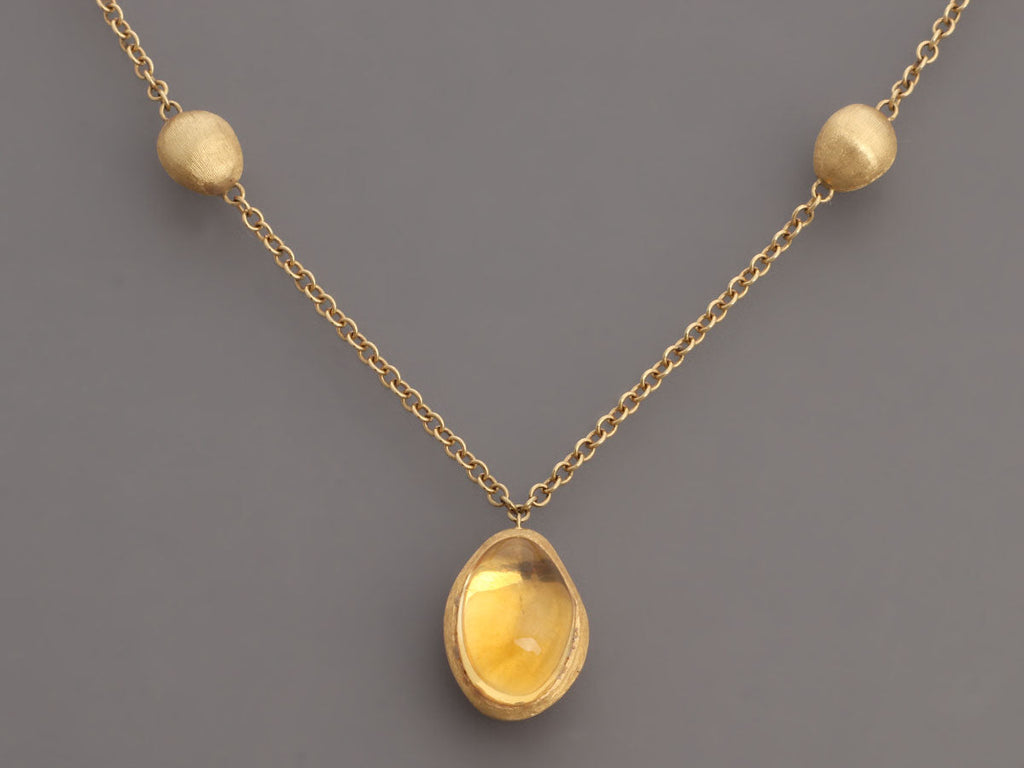 Marco Bicego 18K Yellow Gold Citrine Necklace