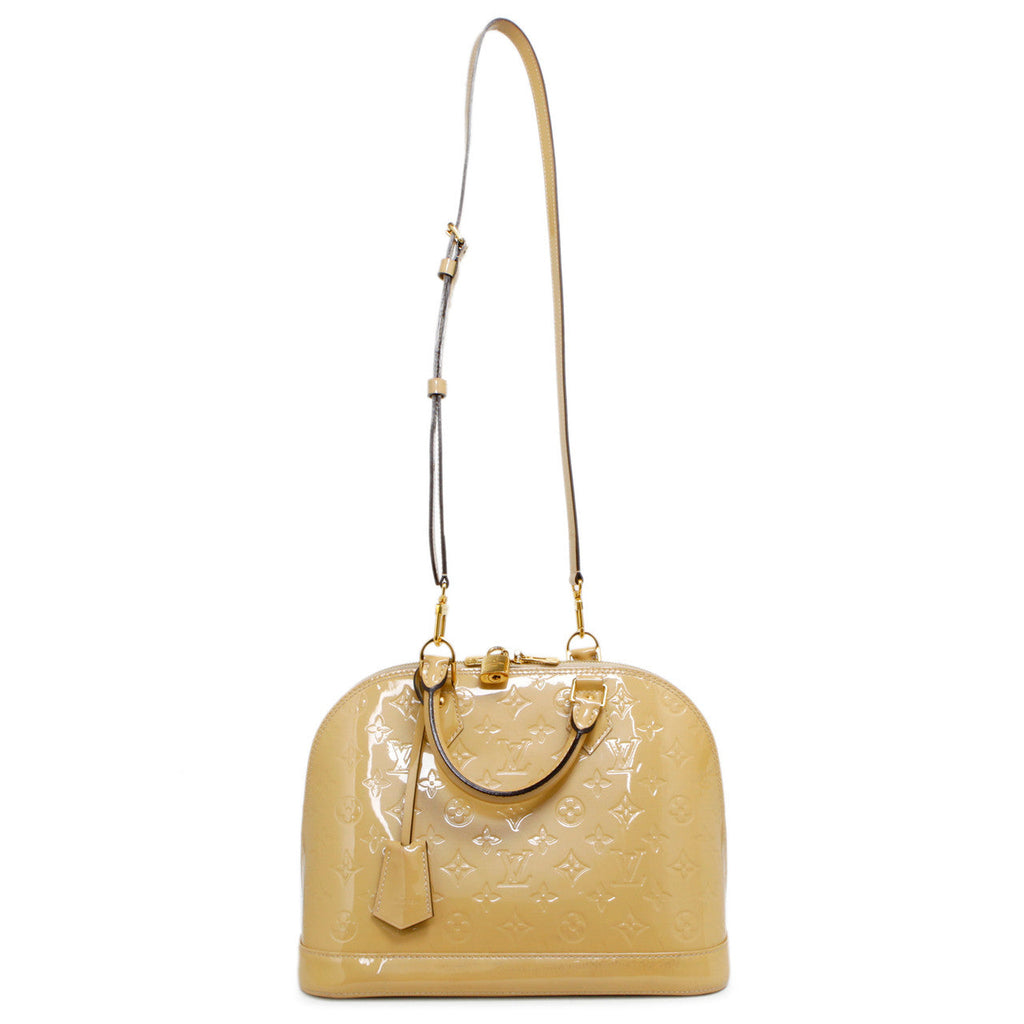 Louis Vuitton Citrine Vernis Alma PM