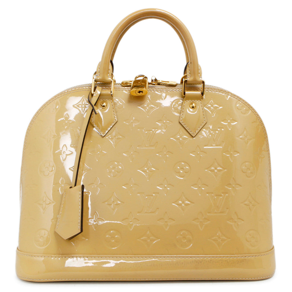 Louis Vuitton Citrine Vernis Alma PM