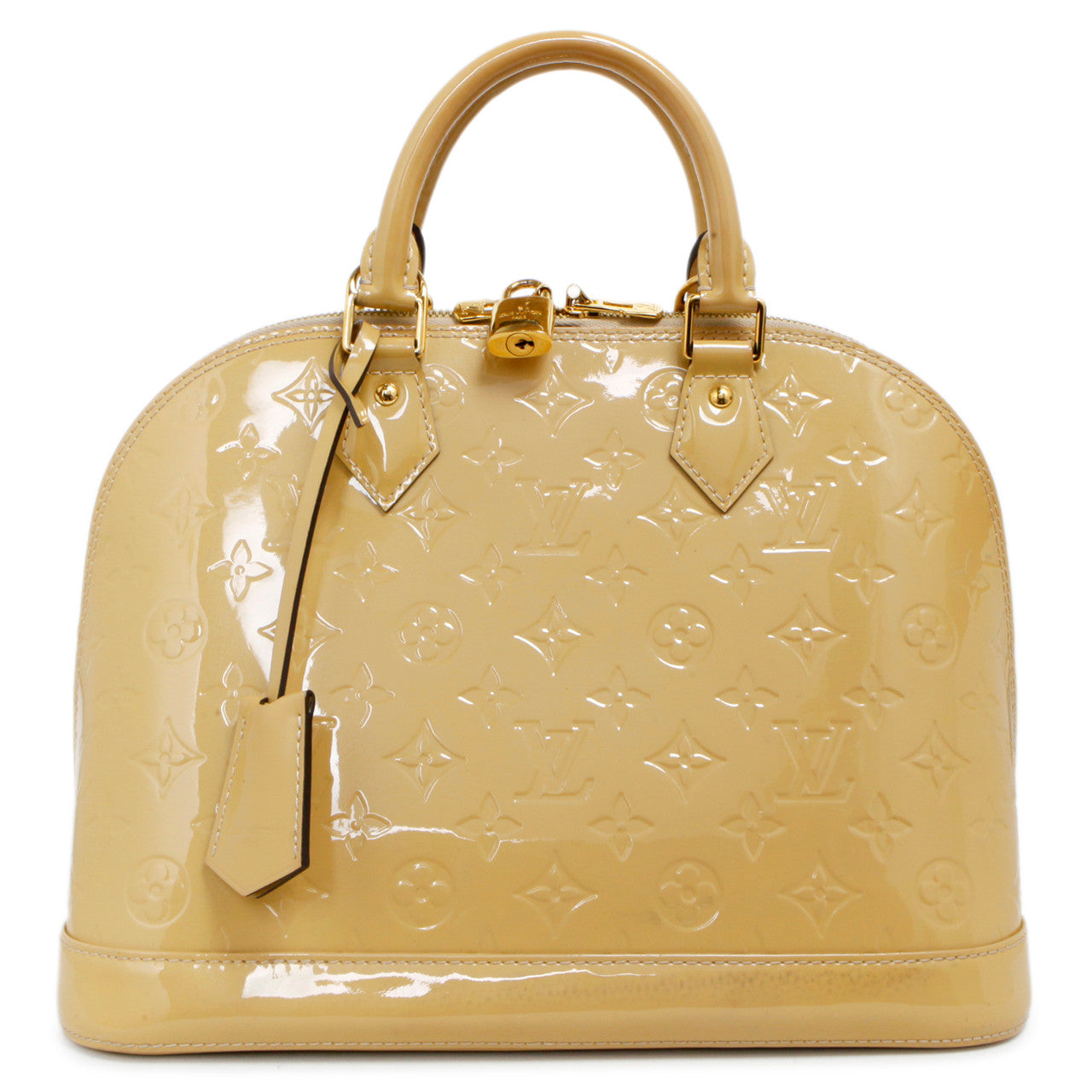 Louis Vuitton Citrine Vernis Alma PM