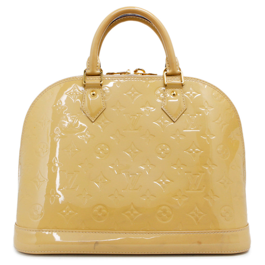 Louis Vuitton Citrine Vernis Alma PM