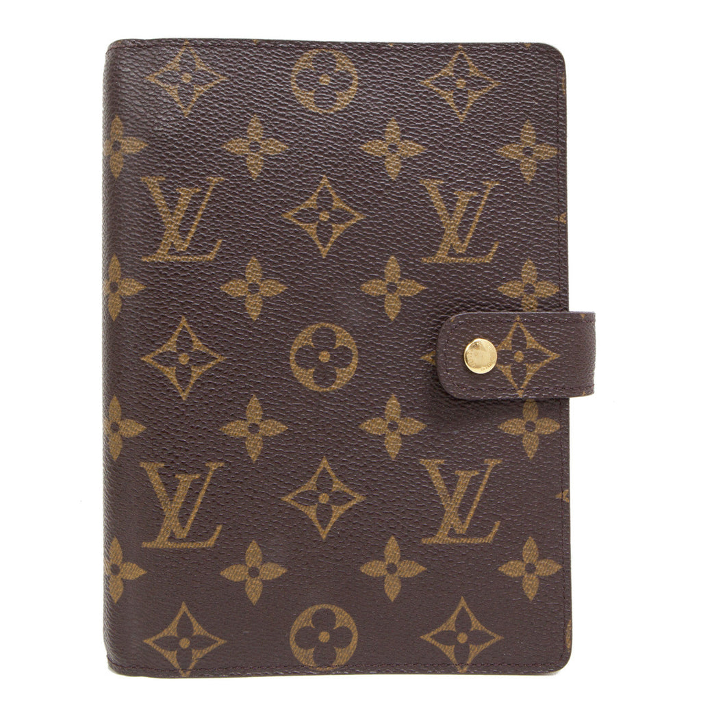 Louis Vuitton Monogram Medium  Ring Agenda Cover