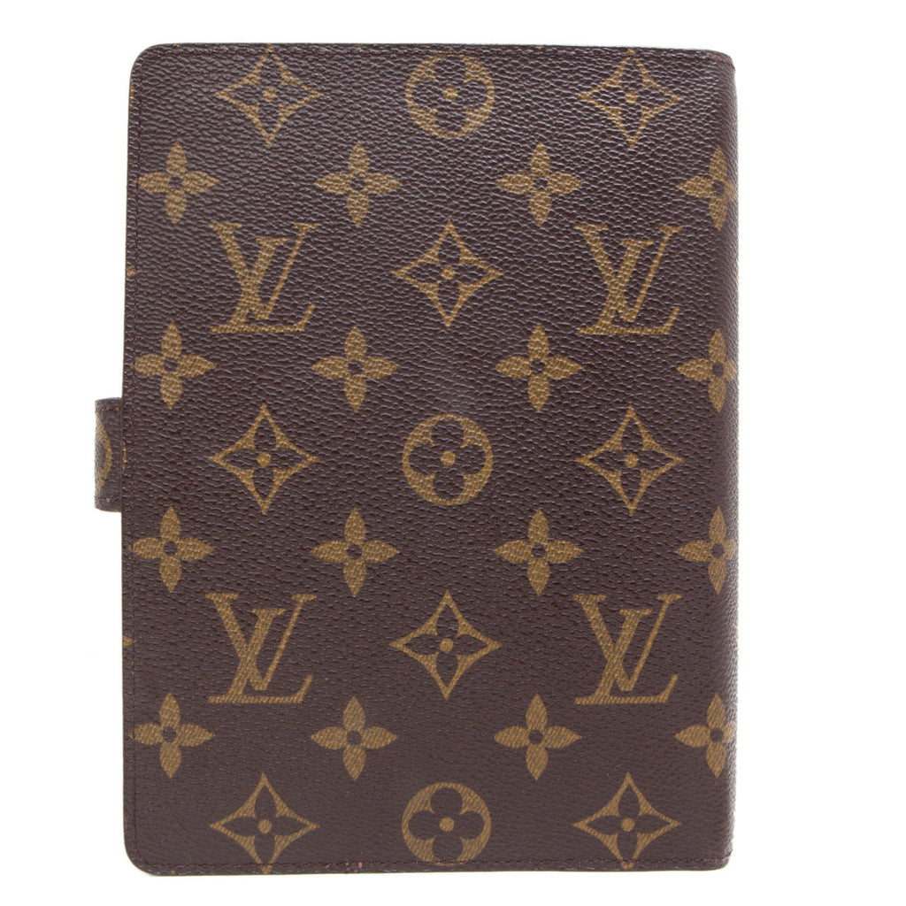 Louis Vuitton Monogram Medium  Ring Agenda Cover