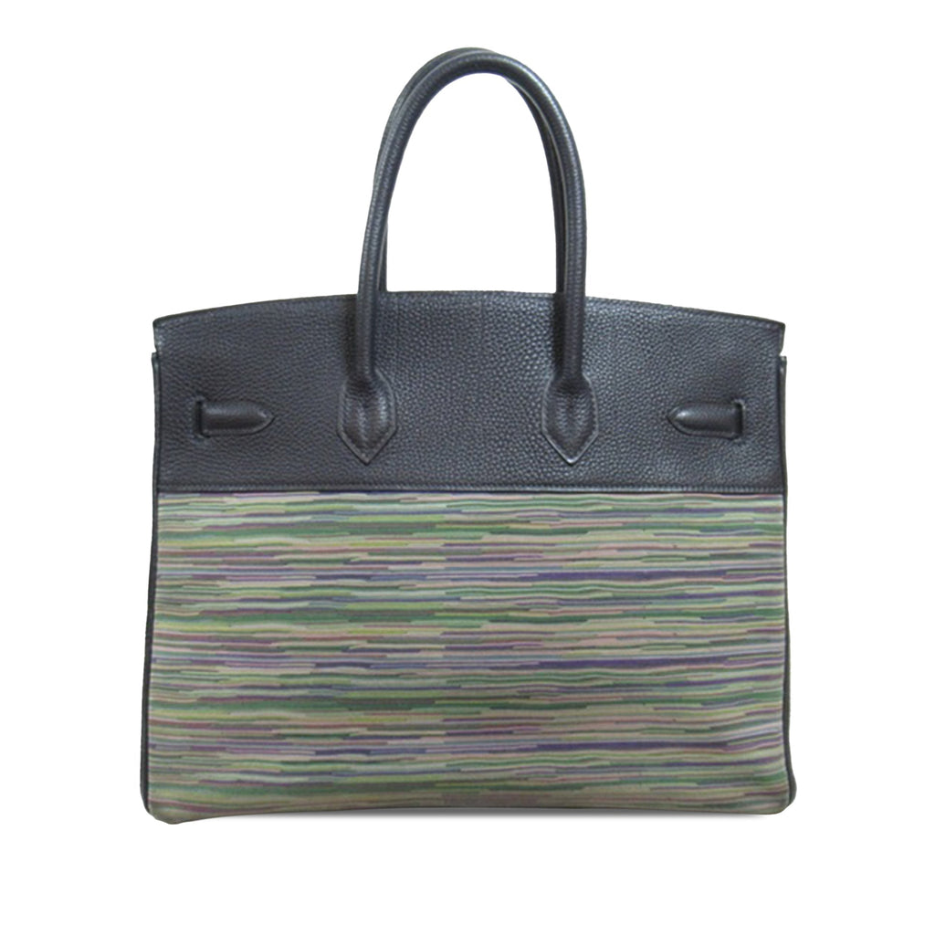 Hermes Togo and Vibrato Birkin 35 Handbag