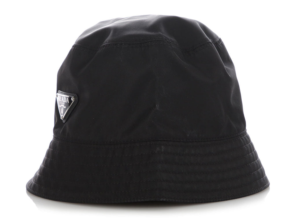 Prada Black Re-Nylon Bucket Hat