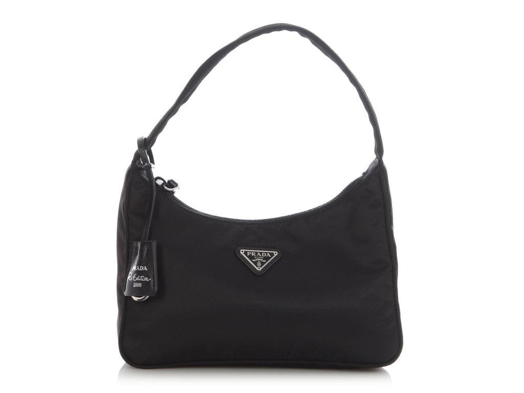 Prada Mini Black Nylon Re-Edition 2000 Bag