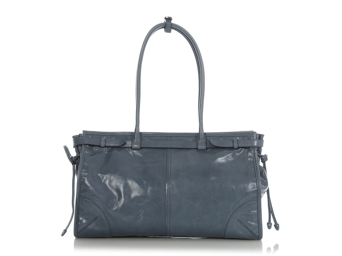 Prada Large Air Force Blue Bonnie Bag