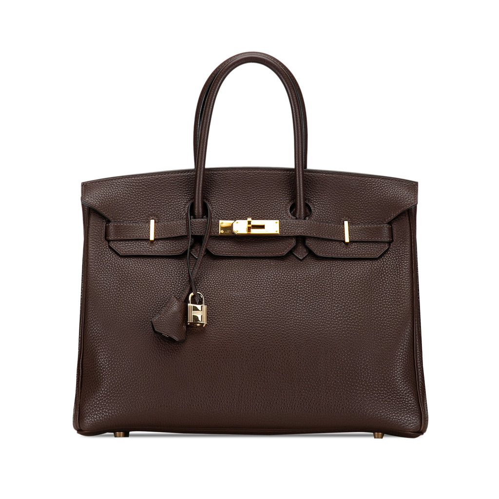 Hermes Togo Birkin Retourne 35 Handbag