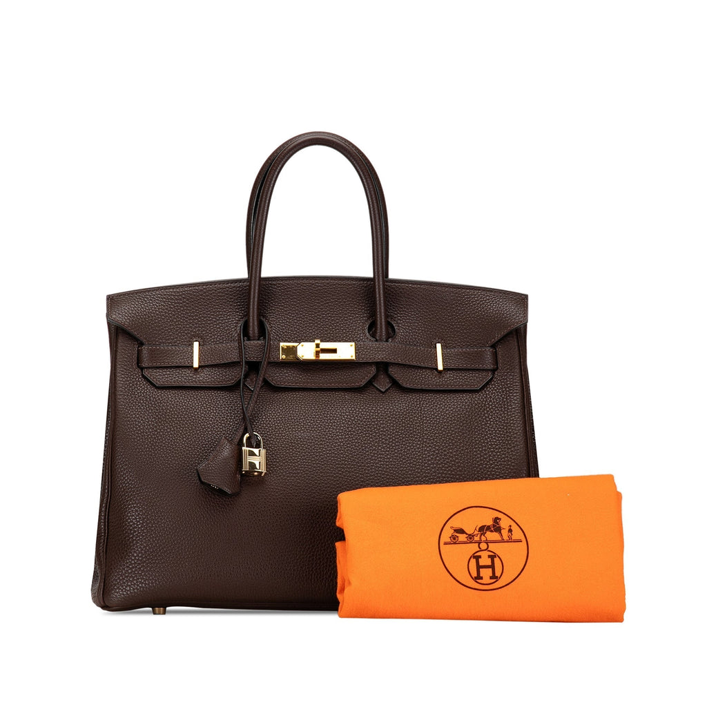 Hermes Togo Birkin Retourne 35 Handbag