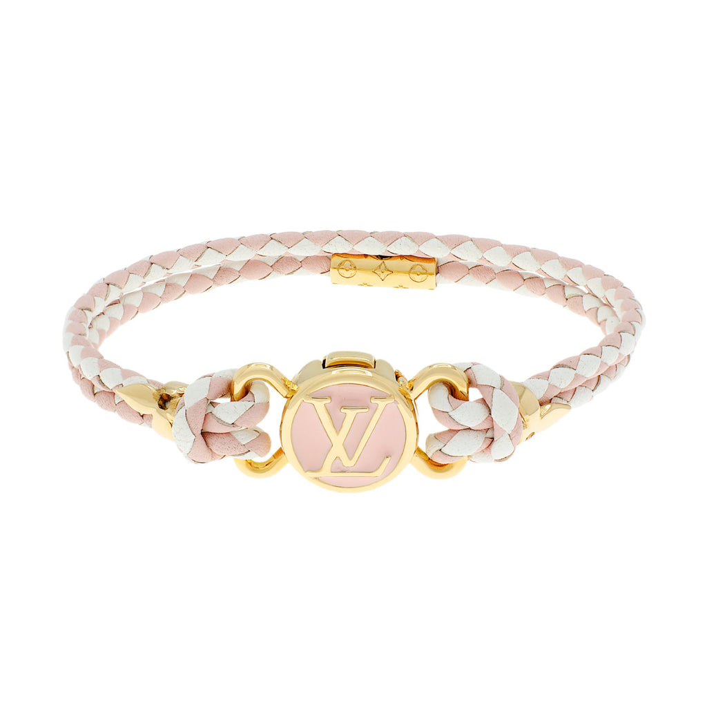 Louis Vuitton Braided Calfskin Clic It Fun and Sun Bracelet