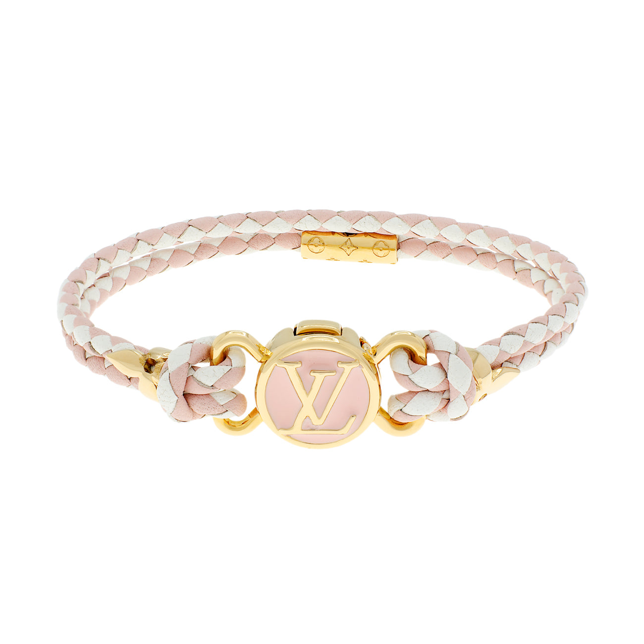 Louis Vuitton Braided Calfskin Clic It Fun and Sun Bracelet