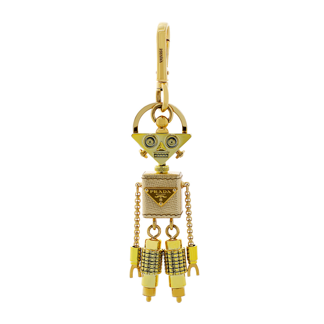 Prada Robot Bag Charm Keychain