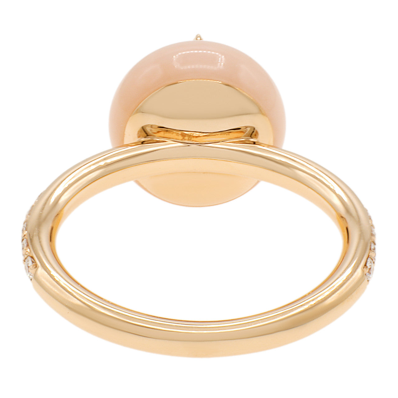 Louis Vuitton 18K Pink Gold Pink Opal Diamond Color Blossom Ring