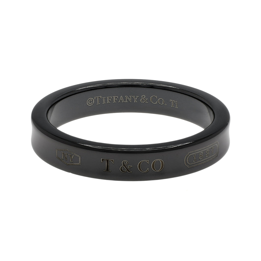 Tiffany & Co. Titanium 1837 Narrow Ring