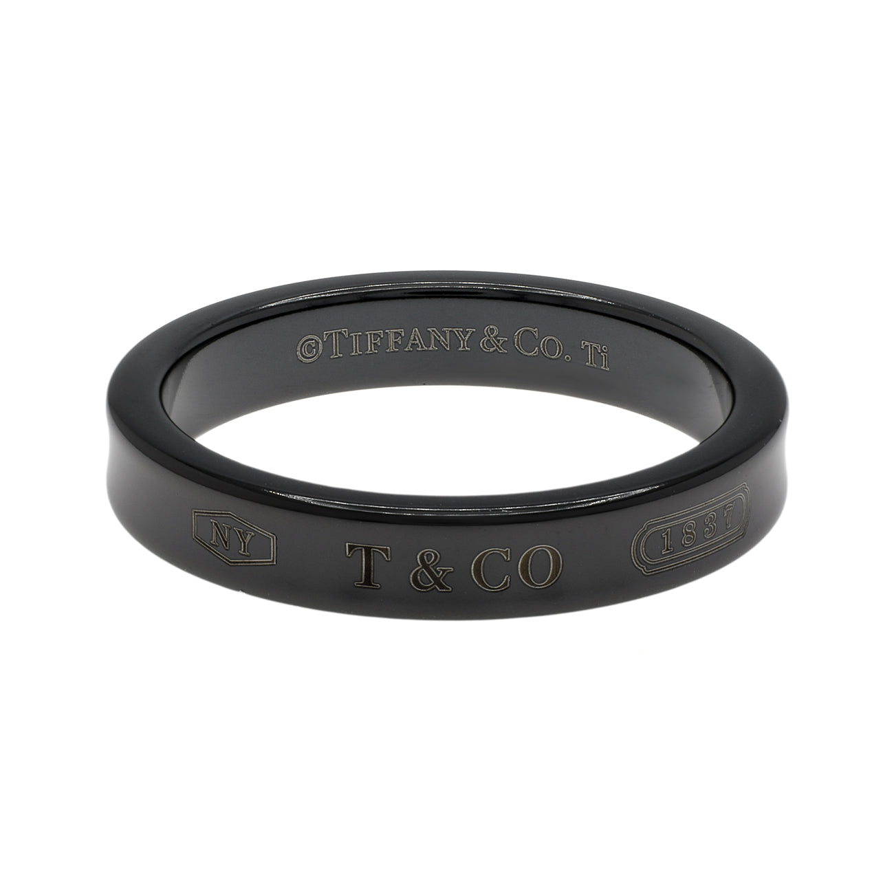 Tiffany & Co. Titanium 1837 Narrow Ring