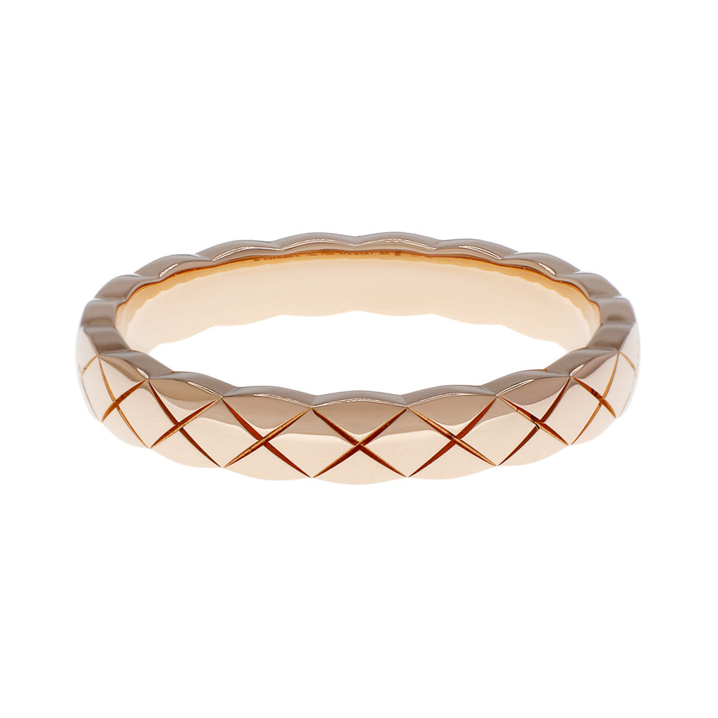 Chanel 18K Beige Gold Mini Coco Crush Ring