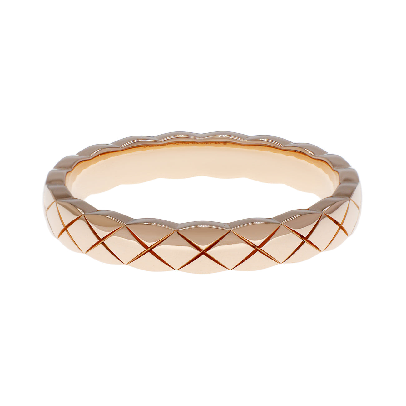 Chanel 18K Beige Gold Mini Coco Crush Ring