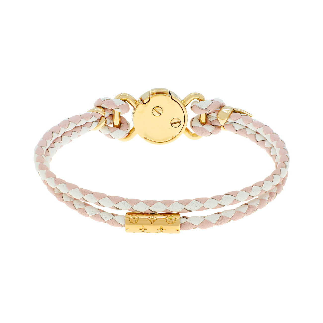 Louis Vuitton Braided Calfskin Clic It Fun and Sun Bracelet