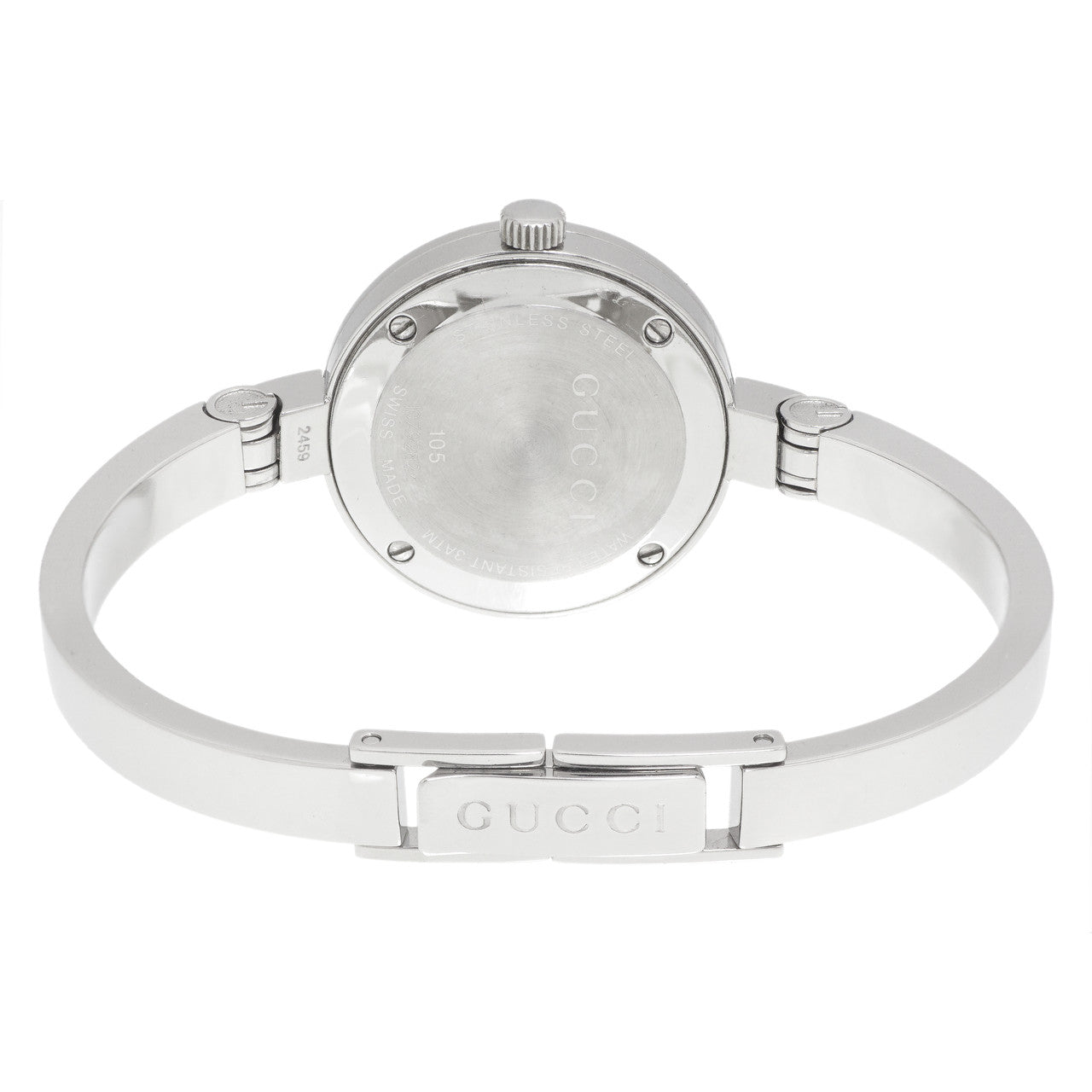 Gucci 105 Stainless Steel Bangle Ladies Watch