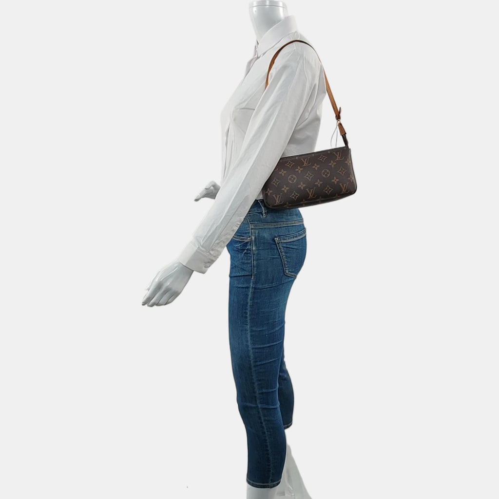 Louis Vuitton Pochette Accessoire Brown Monogram Microchip