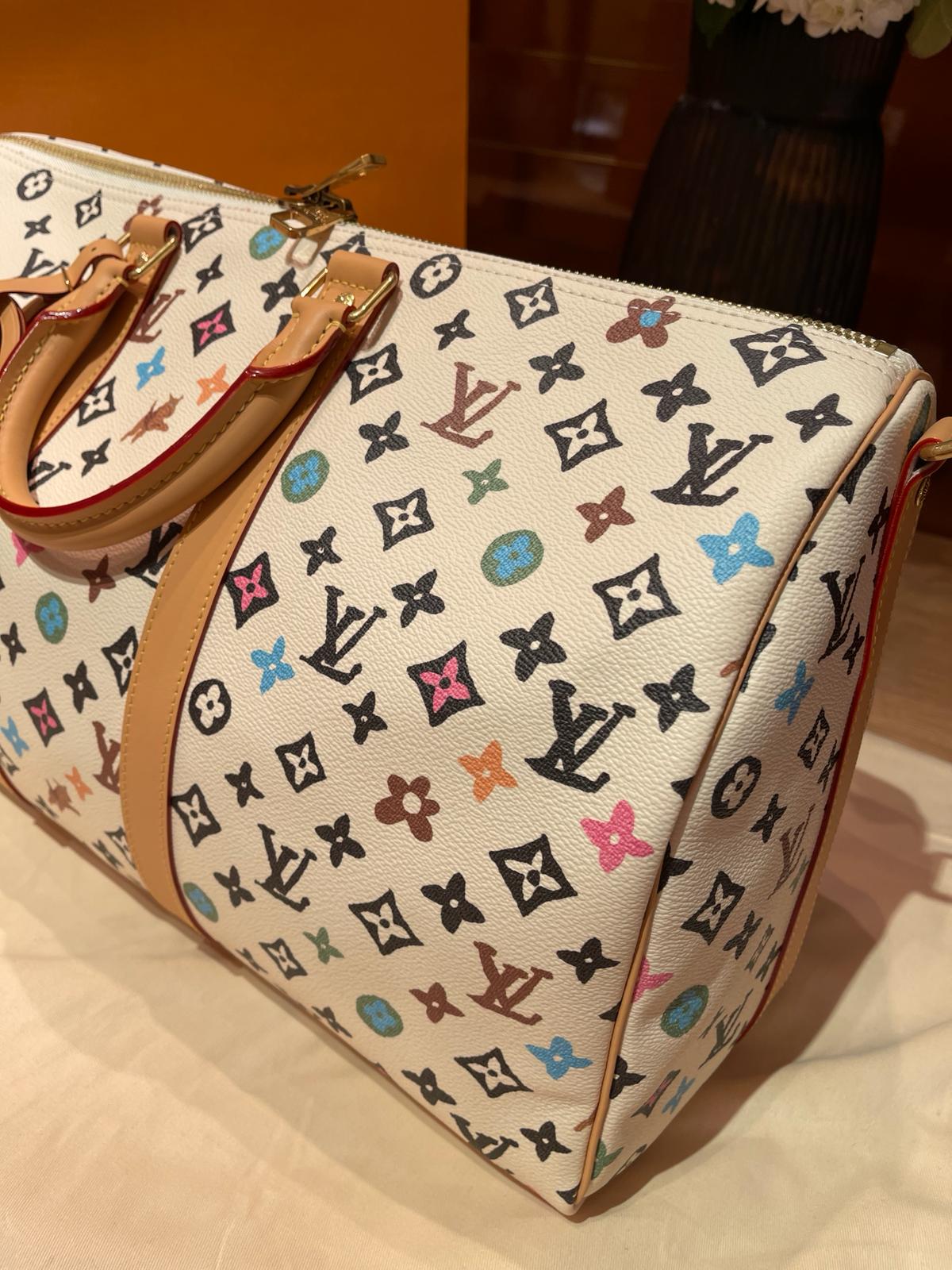 Sold Louis Vuitton Tyler The Creator Sellout Keepall Bandouliere 45 Multicolor White