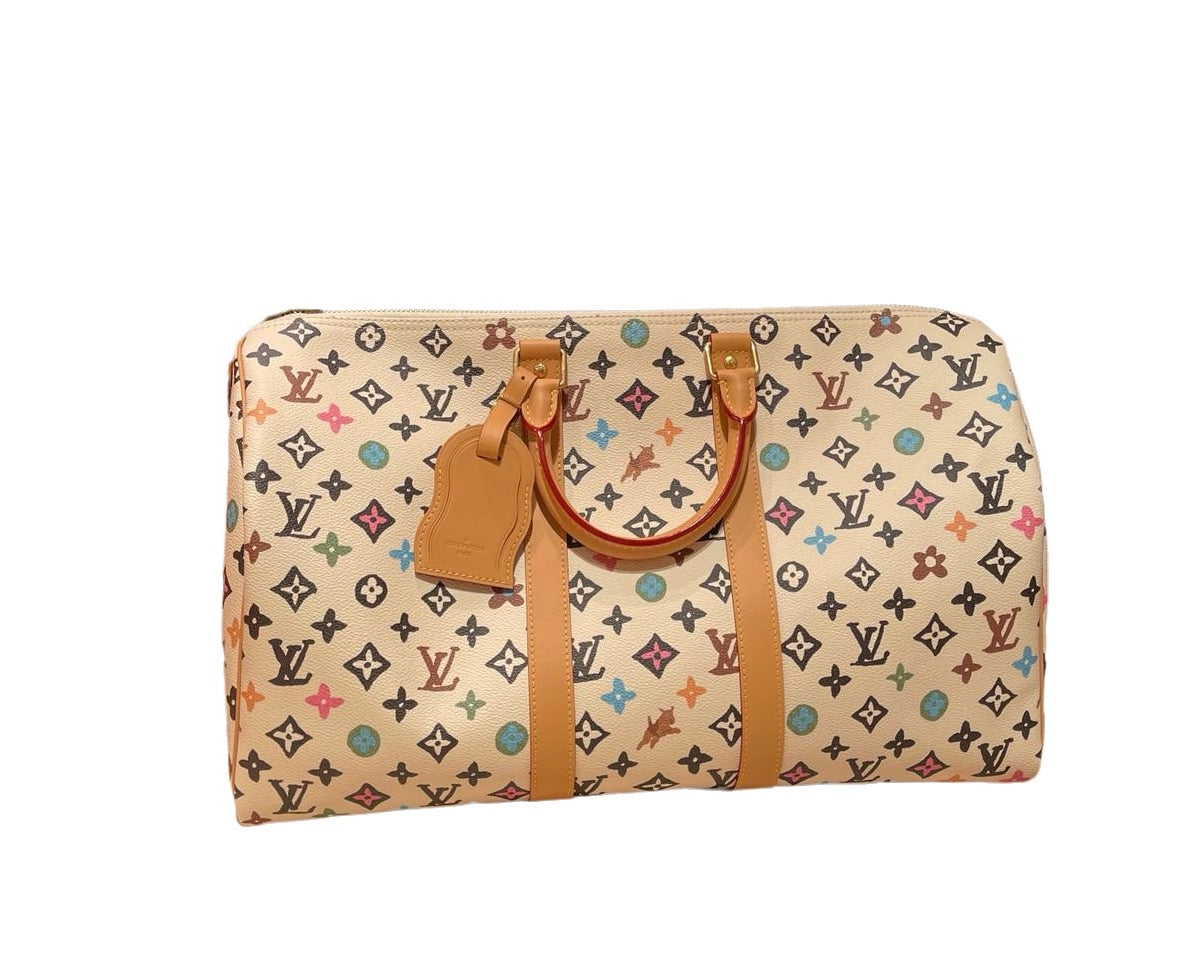 Sold Louis Vuitton Tyler The Creator Sellout Keepall Bandouliere 45 Multicolor White