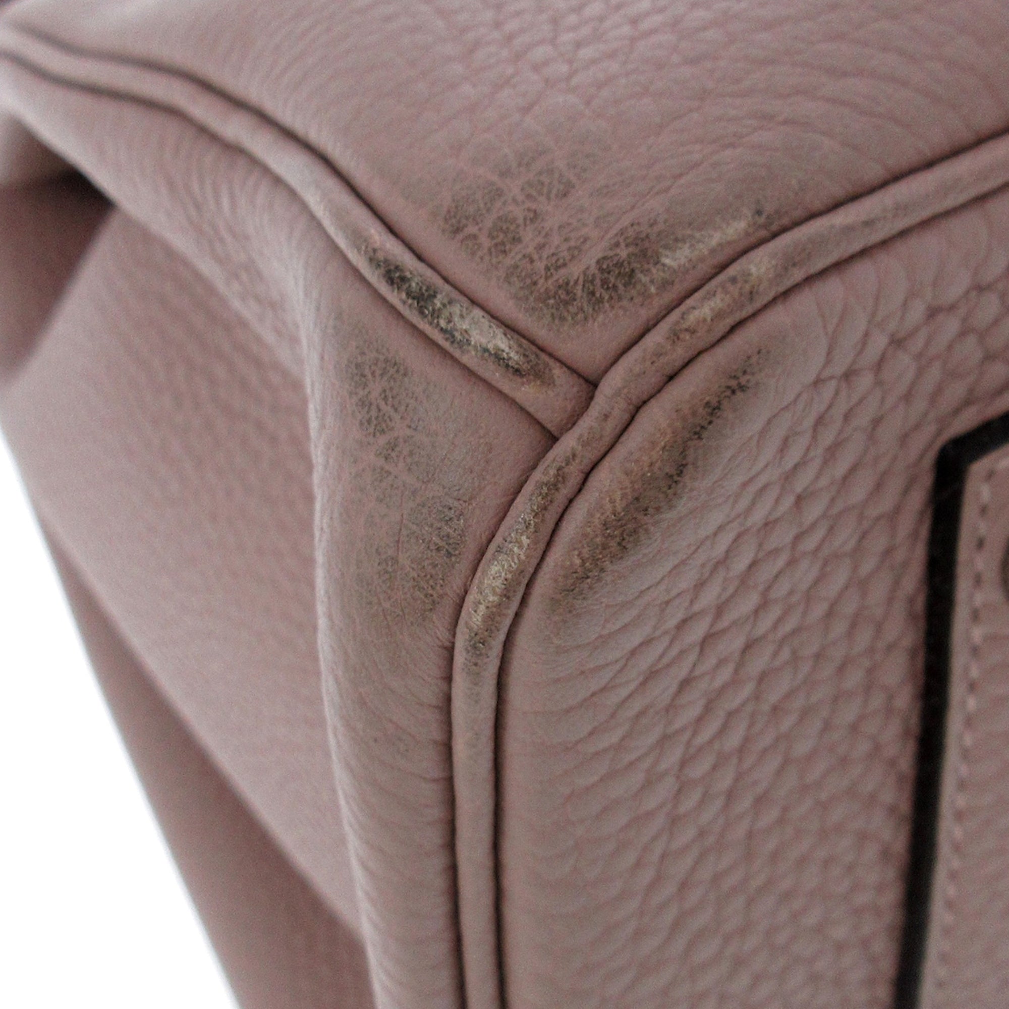 Hermes Clemence Birkin Retourne 35 Handbag