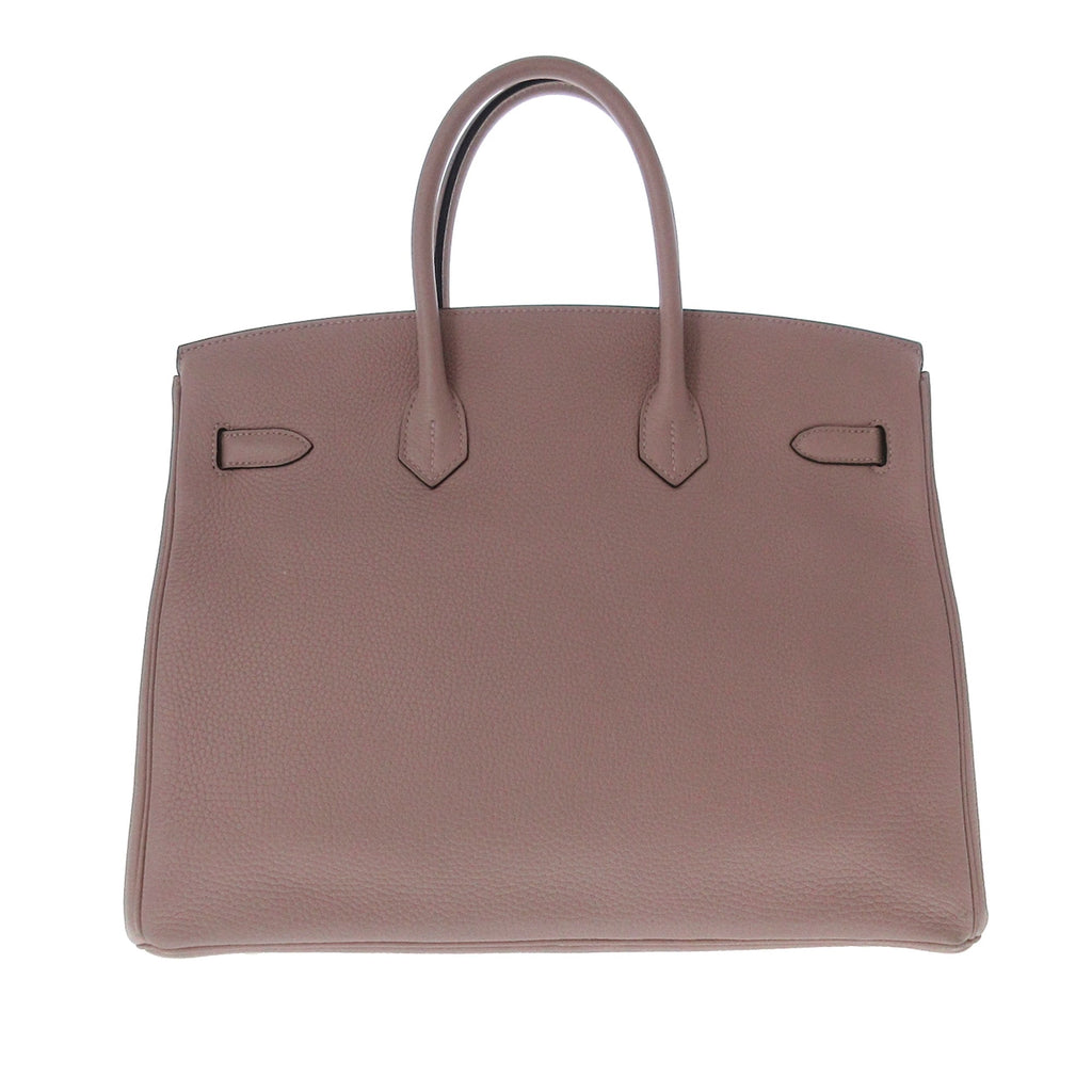 Hermes Clemence Birkin Retourne 35 Handbag