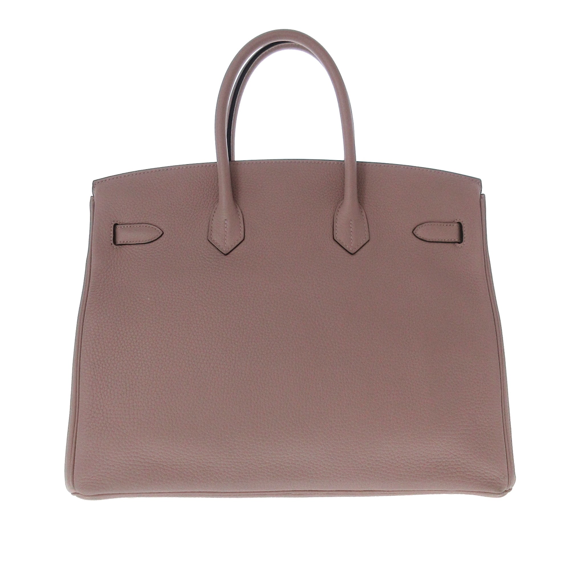 Hermes Clemence Birkin Retourne 35 Handbag