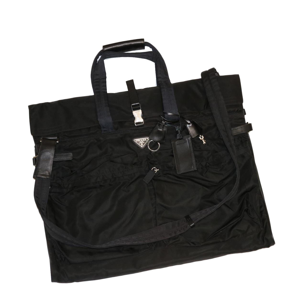 PRADA Garment Cover Nylon Black ac1810